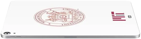 Skinit Decal Tablet Skin Compatible with iPad Air 11in (2024-2025) - Officially Licensed Massachusetts Institute of Technology MIT White Logo Design