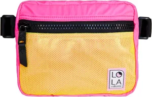 Sleek Hippie Waist Crossbody Fanny Pack Nylon Bag
