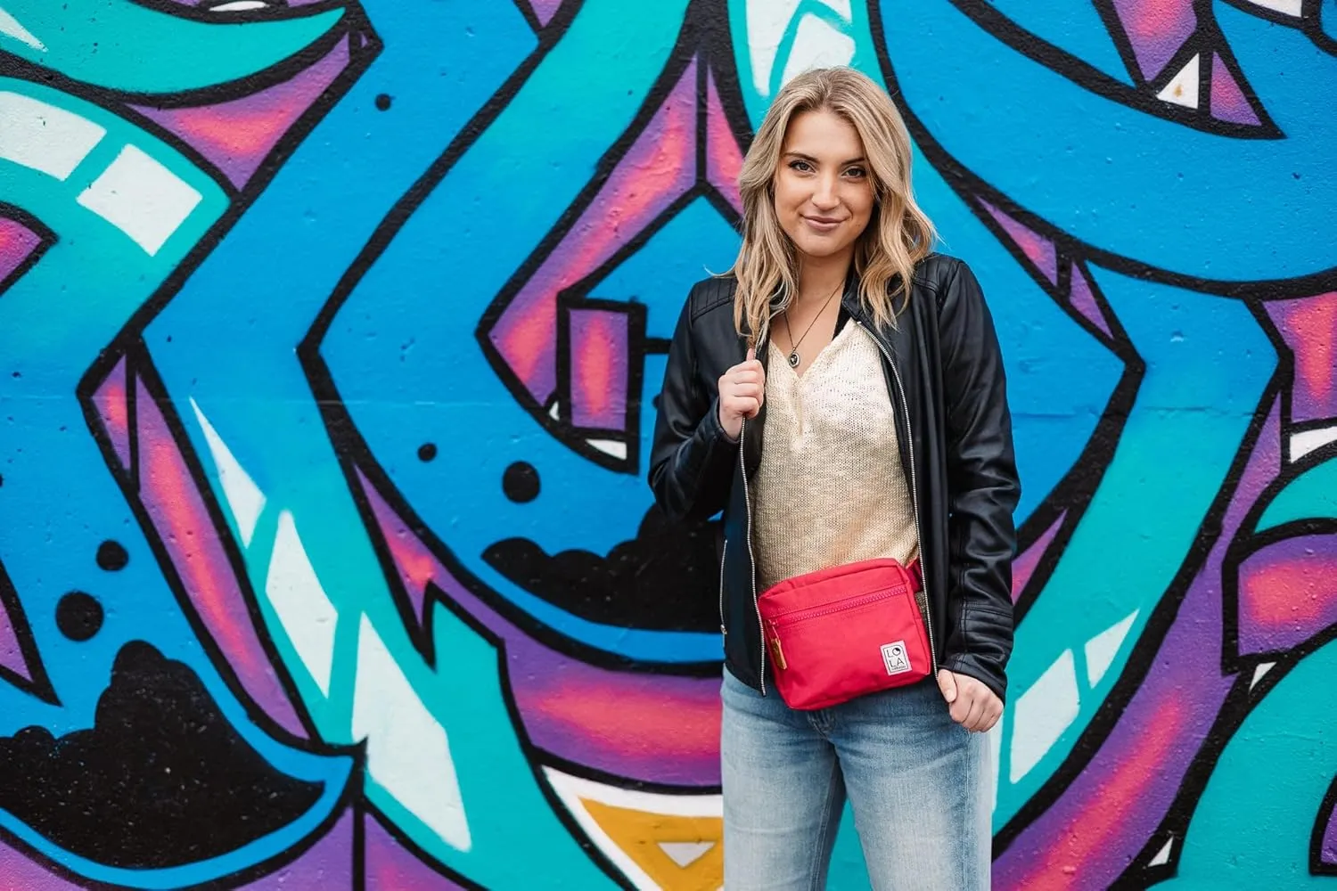 Sleek Hippie Waist Crossbody Fanny Pack Nylon Bag