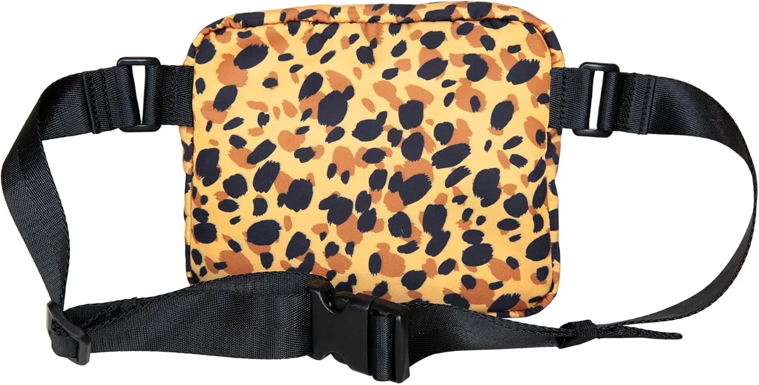 Sleek Hippie Waist Crossbody Fanny Pack Nylon Bag