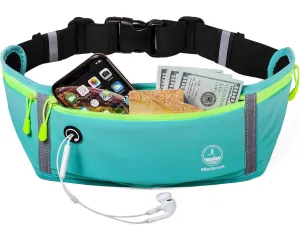 Slim Running Belt, Fanny Packs for Women Men, Waist Pack Running Fanny Pack Money Belt Phone Holder for Running Hiking Cycling Sports