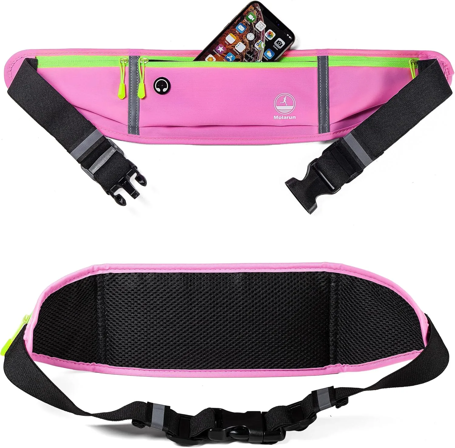 Slim Running Belt Fanny Packs for Women, Running Fanny Pack Waist Pack Money Belt Phone Holder for Running Hiking Workout