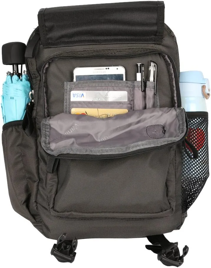 Sling Bag Backpack Cross Body Messenger Bag Shoulder Backpack Travel Rucksack Black