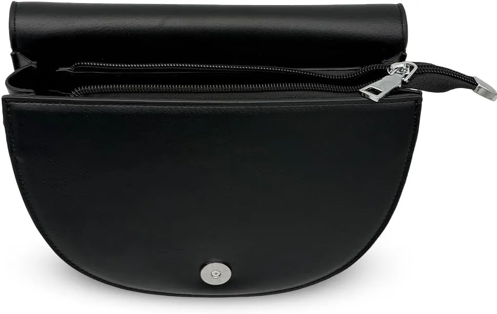 Small Crossbody Bags for Women Trendy Sleek Design Handbags Quality Leather Flap Zipper Closure Adjustable Strap