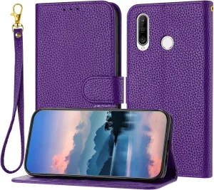 Smartphone Flip Cases Wallet Case Compatible with Huawei P30 Lite/Nova 4e/honor 20S /honor 20 Lite for Women and Men,Flip Leather Cover with Card Holder, Shockproof TPU Inner Shell Phone Cover & Kicks