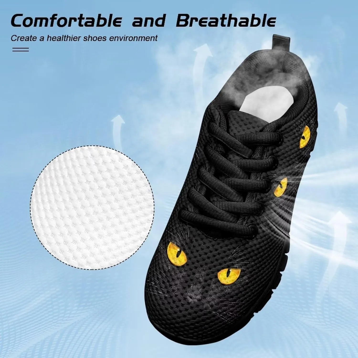 Sneakers Lace-up Lightweight Sport Shoes Casual Running Hiking Shoes for Boys Girls