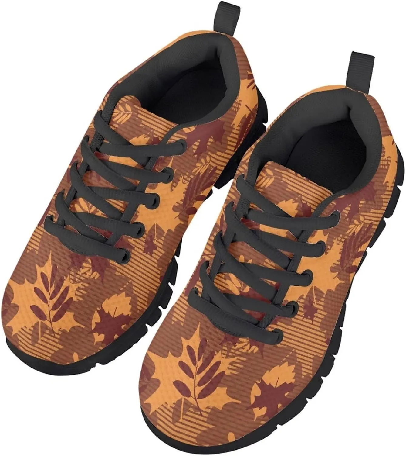 Sneakers Lace-up Lightweight Sport Shoes Casual Running Hiking Shoes for Boys Girls