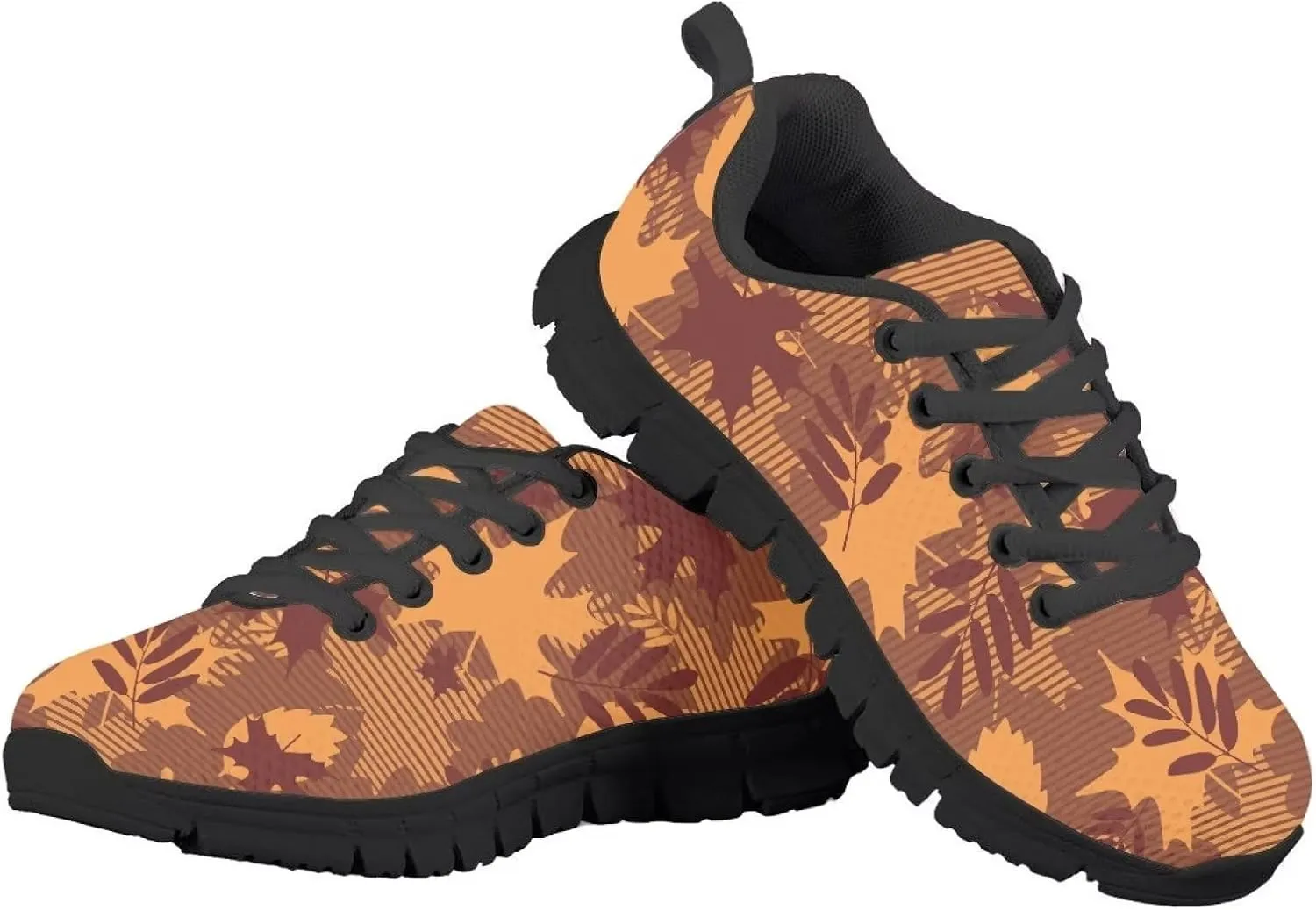 Sneakers Lace-up Lightweight Sport Shoes Casual Running Hiking Shoes for Boys Girls