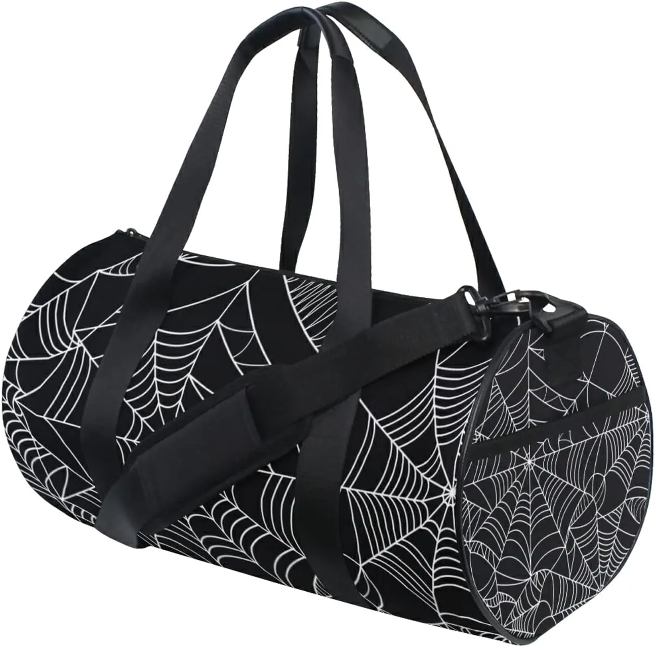 Spider Web Duffel Bag,Canvas Travel Bag for Gym Sports and Overnight