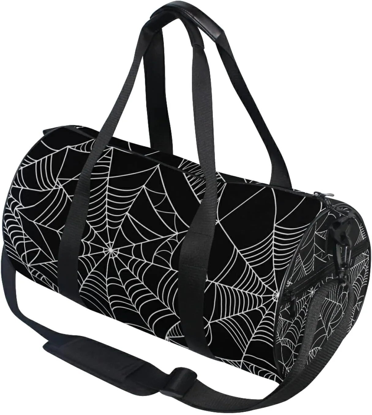 Spider Web Duffel Bag,Canvas Travel Bag for Gym Sports and Overnight
