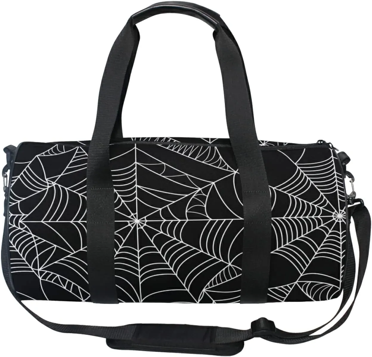 Spider Web Duffel Bag,Canvas Travel Bag for Gym Sports and Overnight
