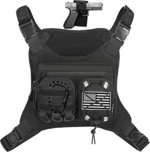 Sports Chest Holster Bag EDC Pouch Bag IFAK Chest Pack for Running