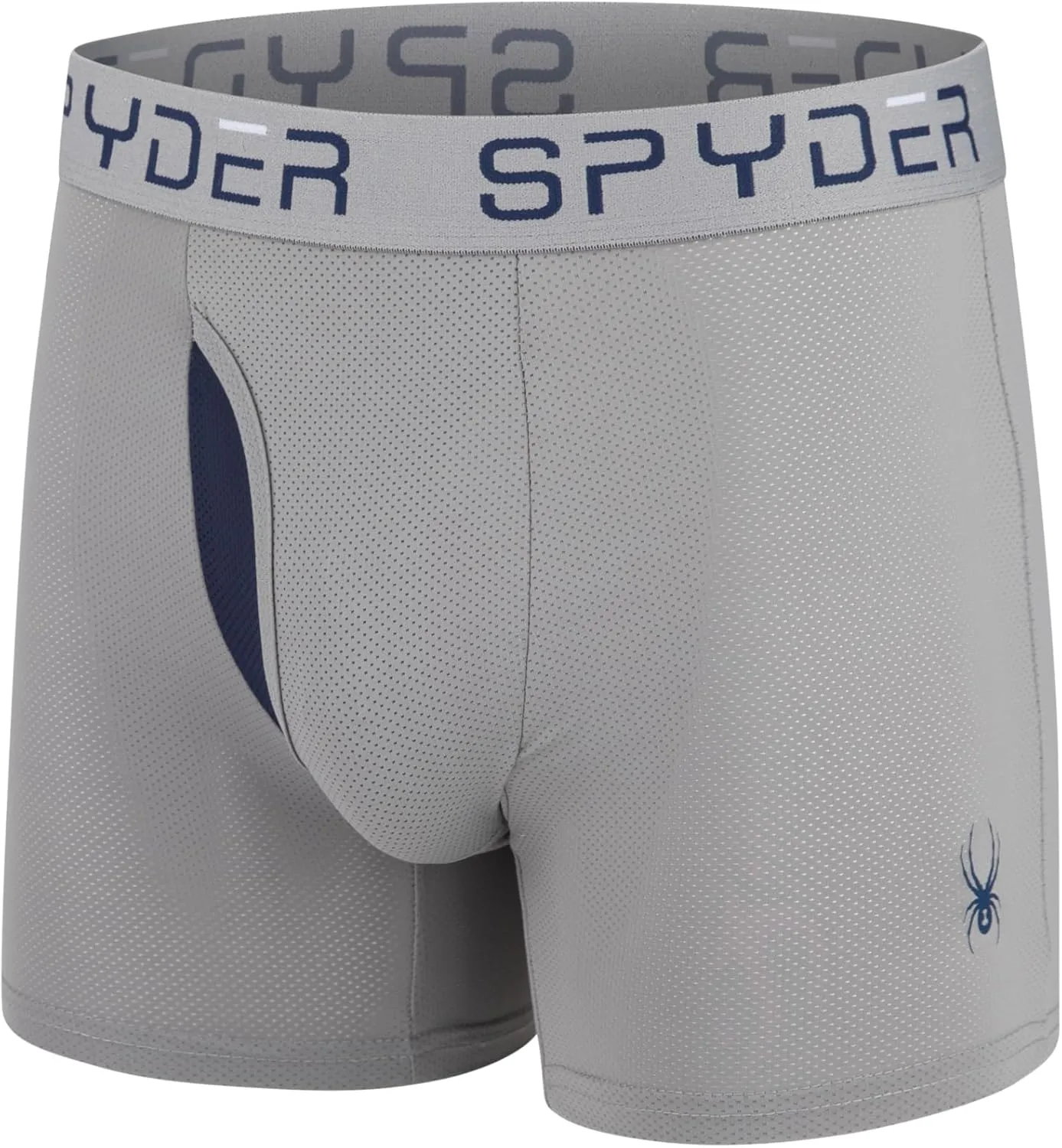 Spyder Performance Mesh Mens Boxer Briefs Sports Underwear/Fly Front