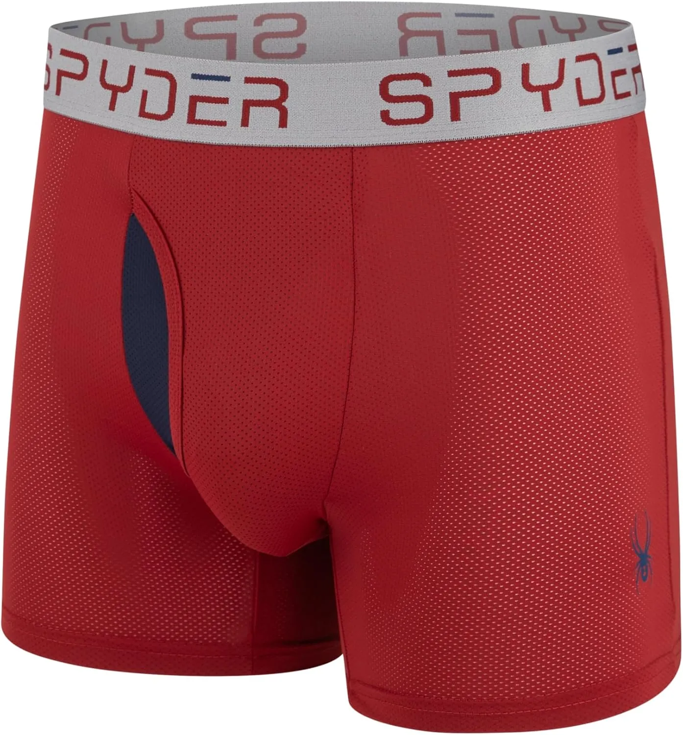 Spyder Performance Mesh Mens Boxer Briefs Sports Underwear/Fly Front