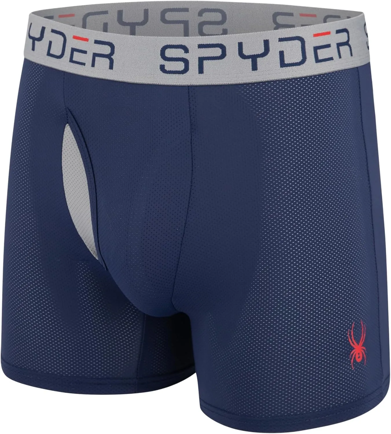 Spyder Performance Mesh Mens Boxer Briefs Sports Underwear/Fly Front