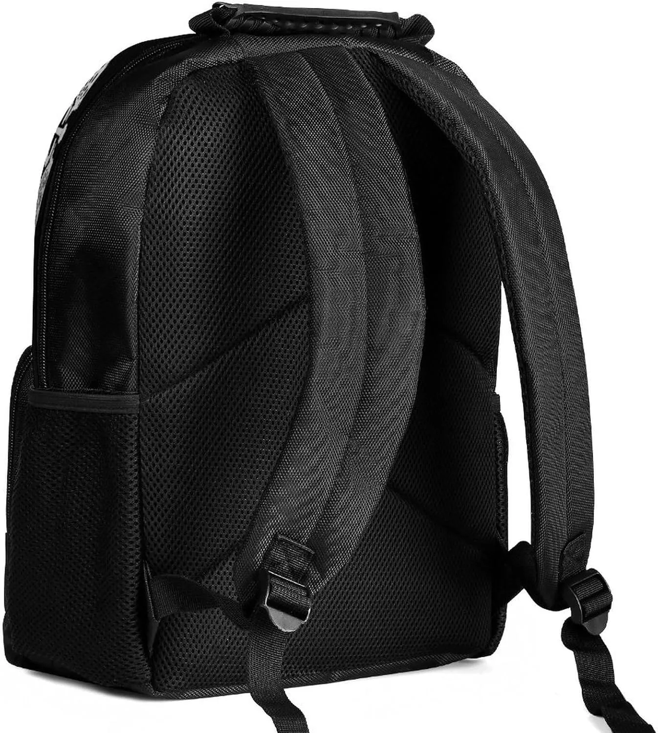 Supdreamc Love Heart Nurse Heartbeat Black And White Rucksack Polyester Anti-Theft Multipurpose Carry On Bag Large Capacity Travel and Sport Backpack Rucksack With Smooth Zippers