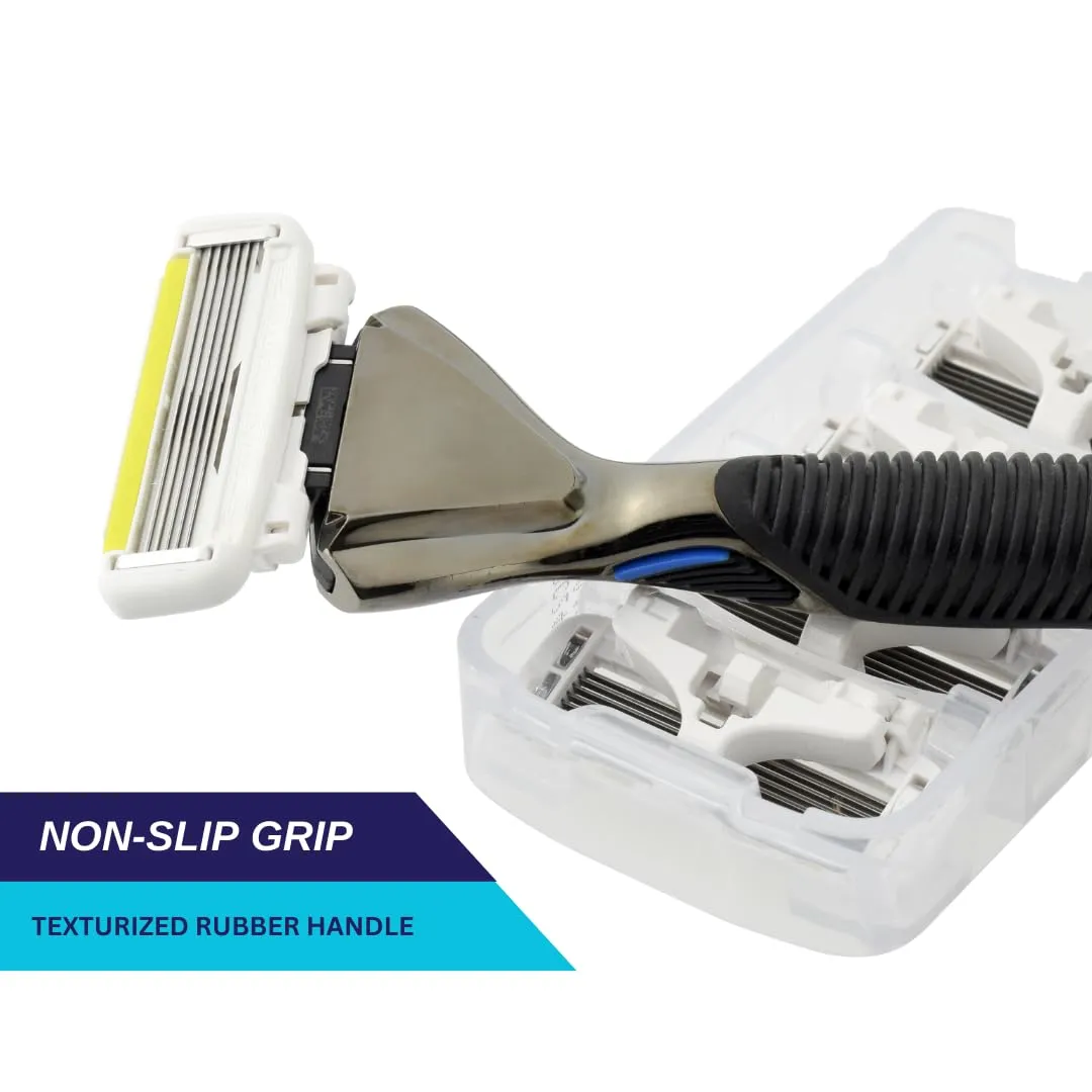 SWIPE Premium Men's 6-Blade Razor Refills (24) (No Trimmer)