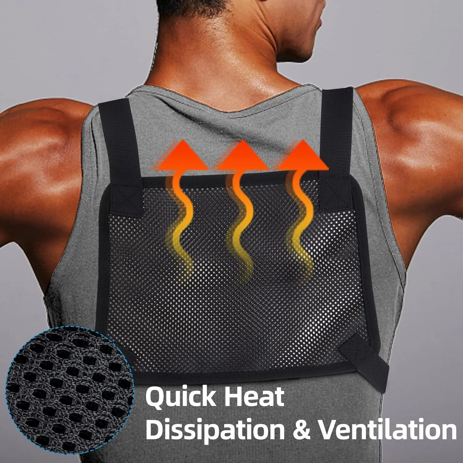 Tactical Chest Bag Lightweight Running Chest Pack, Water Resistant Running Vest Pack with Phone Holder Running Backpack for Men Women