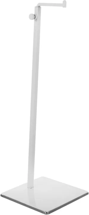 Tall Single Adjustable Hanging Stand Handbag Stand Bag Holder for Table Black Handbag Display Stands Messenger Holders Clutch Rack Hook Purse Duffle Bag Women Bum Clear Metal White