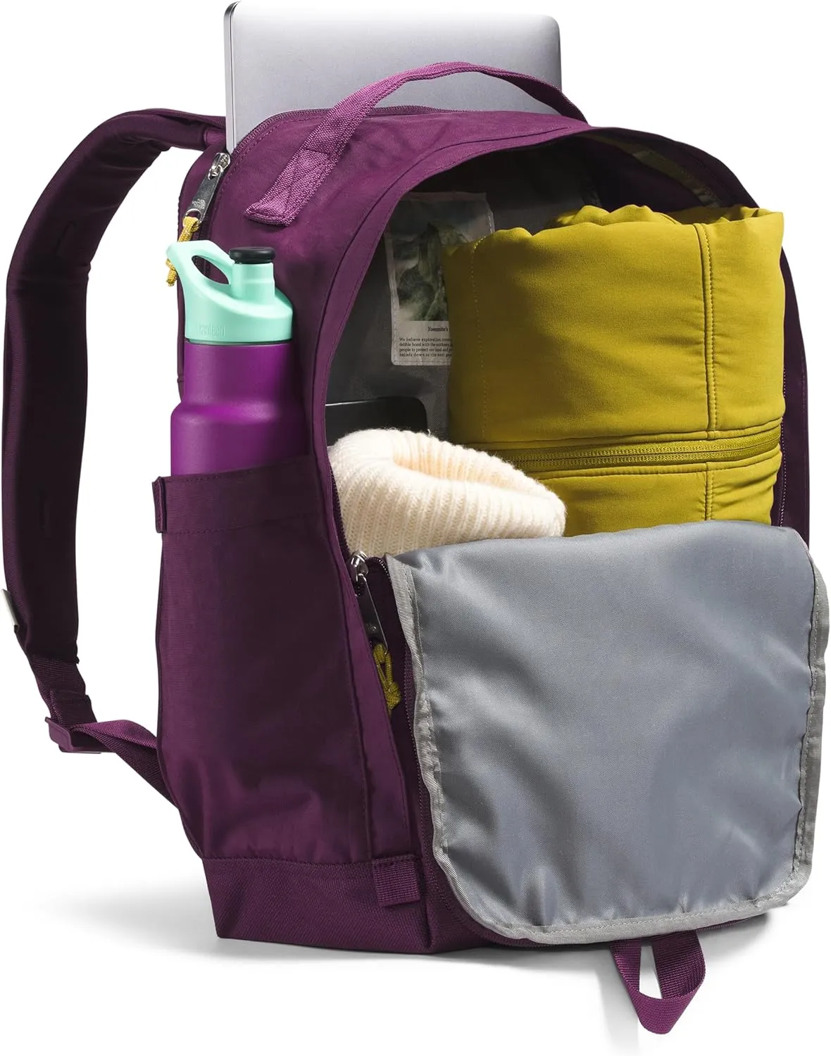 THE NORTH FACE Berkeley Daypack, Black Currant Purple/Yellow Silt, One Size