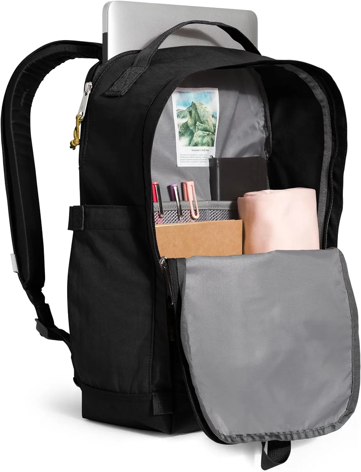 THE NORTH FACE Berkeley Daypack - PFAS Free, TNF Black/Mineral Gold-NPF, One Size