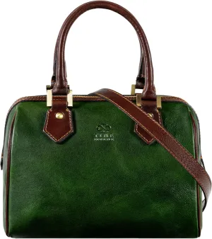 Time Resistance Leather Handbag - Full-Grain Leather Purse for Women - Top Handle Bag - Tote Bag
