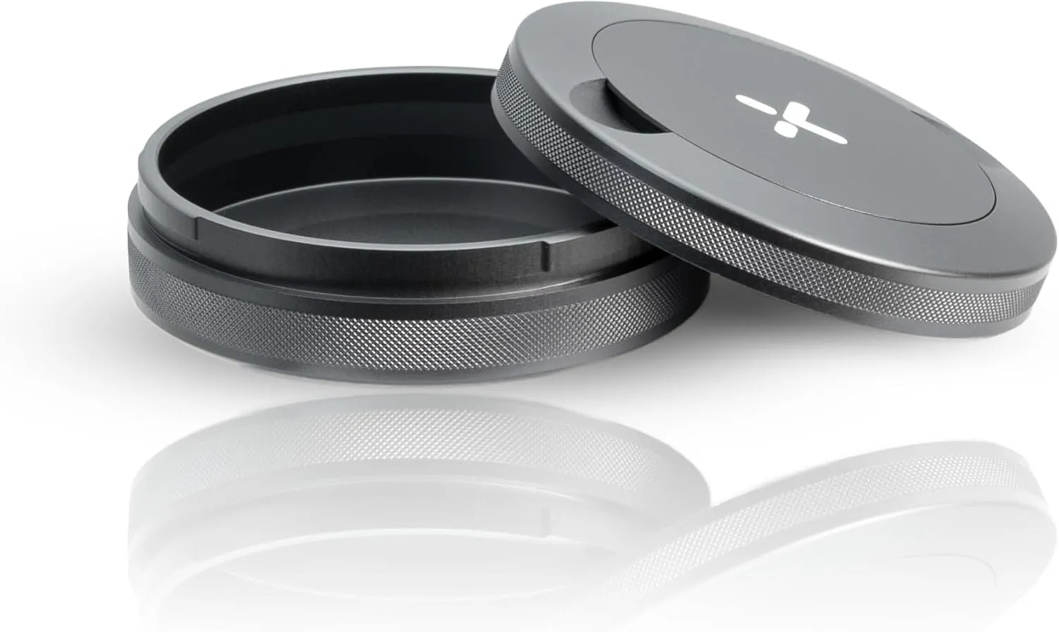 TinX Premium Zyn Metal Can Features Twist Lock and Knurled Sides | Zyn Tin | SNUS Metal Can | Pill Container | Airtight Container | Zyn Holder | Gunmetal Grey SNUS Container