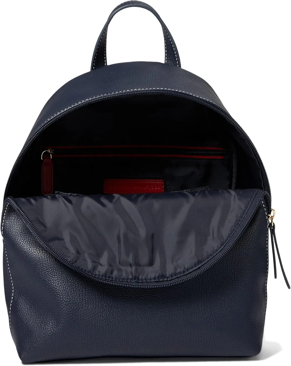 Tommy Hilfiger Adrienne II Small Dome Backpack Pebble PVC Tommy Navy One Size