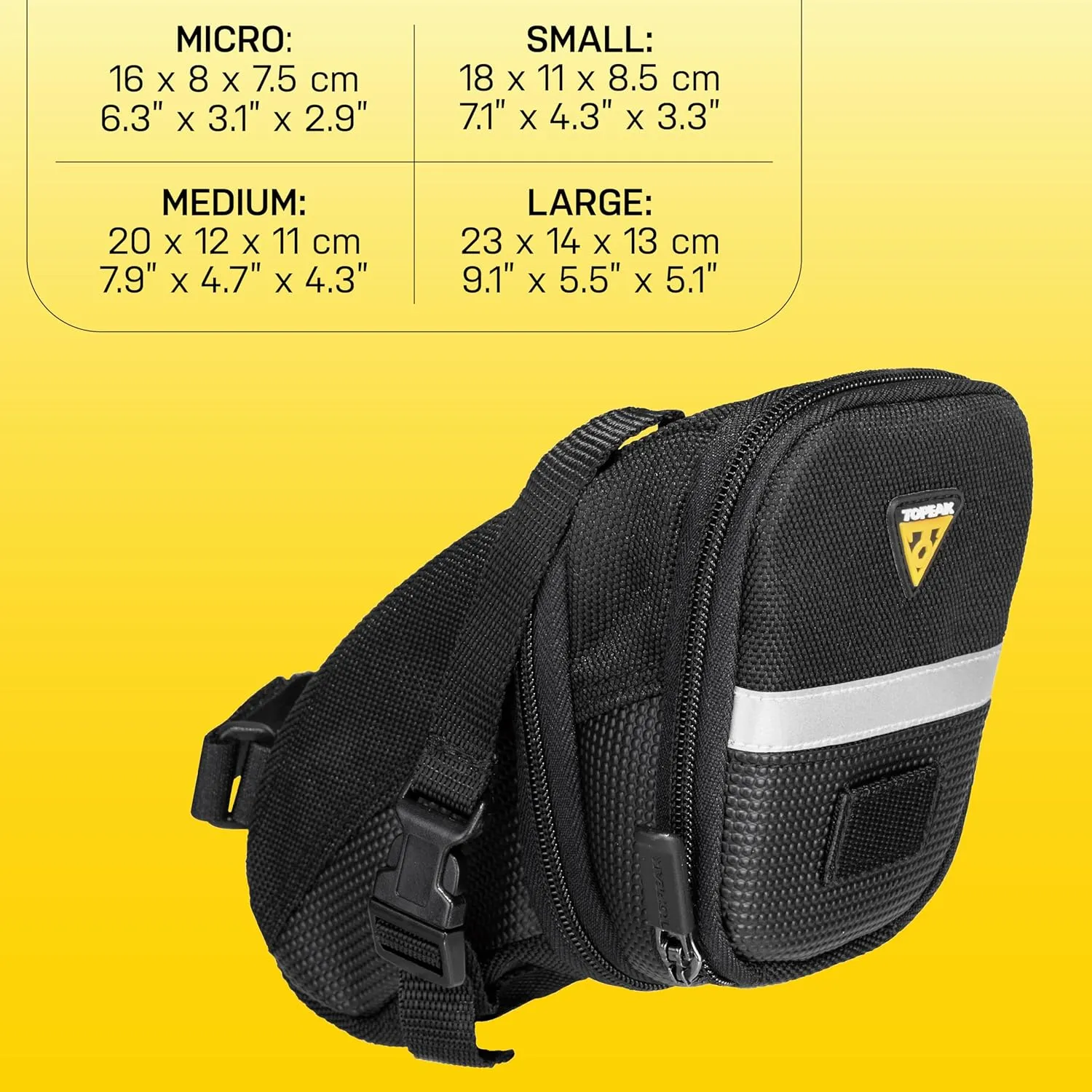 Topeak Aero Wedge Pack Bicycle Bag with Strap Mount
