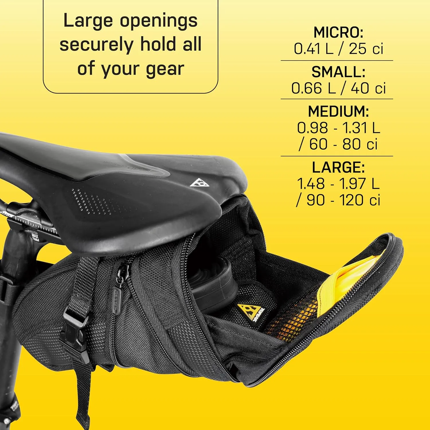 Topeak Aero Wedge Pack Bicycle Bag with Strap Mount