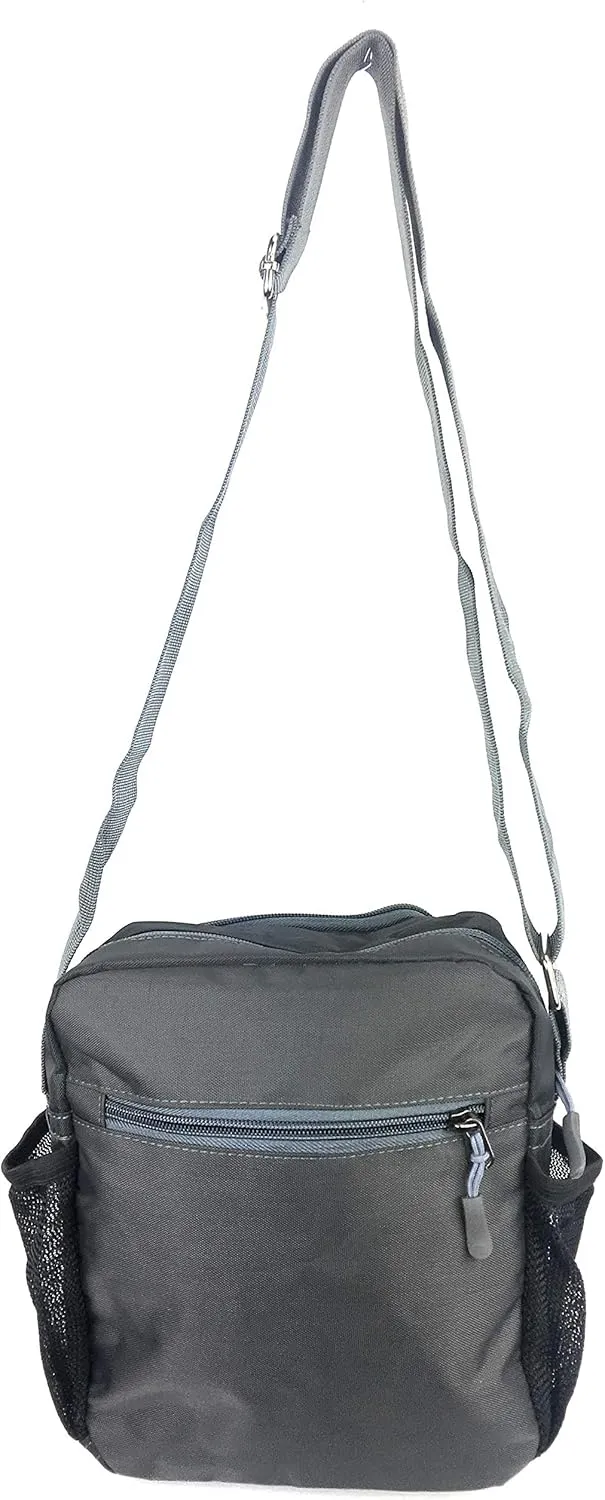 Unisex Excursion Organizer Shoulder Bag Day Pack (Black)