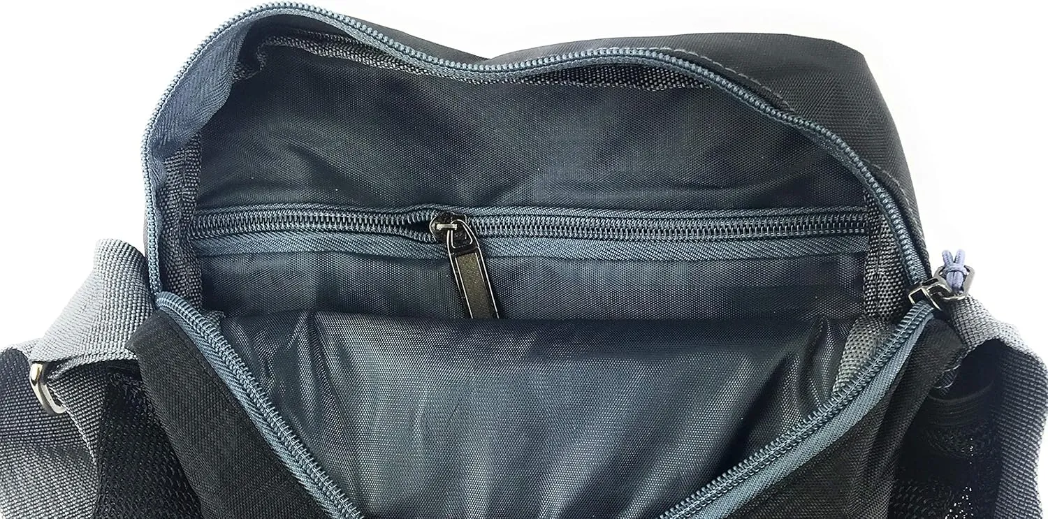 Unisex Excursion Organizer Shoulder Bag Day Pack (Black)