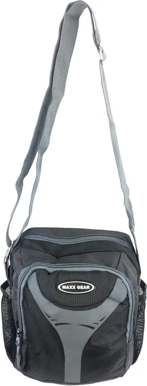 Unisex Excursion Organizer Shoulder Bag Day Pack (Black)