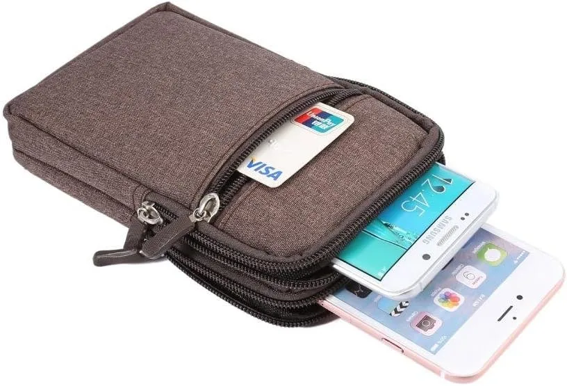 Universal Cell Phone Purse Multipurpose Waist Pack Bag for Outdoor Sports Moblie Phone Carrying Cases Belt Bag Pouch for iPhone X/8/7/6/6S Plus Samsung Galaxy Series Phones Under 6.3'' from WaitingU