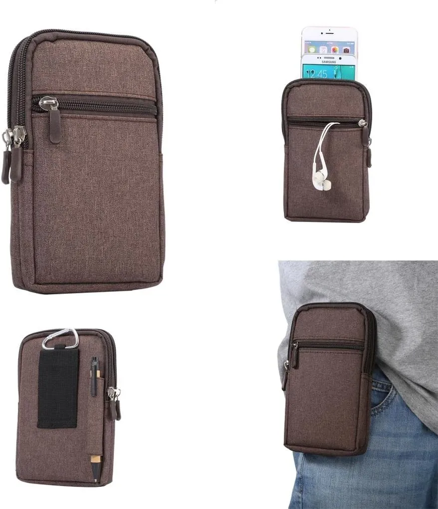 Universal Cell Phone Purse Multipurpose Waist Pack Bag for Outdoor Sports Moblie Phone Carrying Cases Belt Bag Pouch for iPhone X/8/7/6/6S Plus Samsung Galaxy Series Phones Under 6.3'' from WaitingU