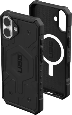 URBAN ARMOR GEAR UAG Designed for iPhone 16 Plus Case 6.7" Pathfinder - Compatible with MagSafe Charging Rugged Shockproof Anti-Slip Military Grade Protective Cover, Black