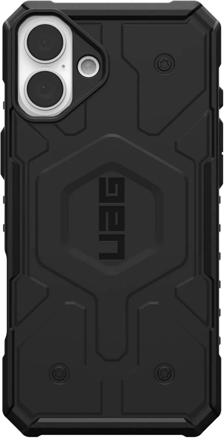 URBAN ARMOR GEAR UAG Designed for iPhone 16 Plus Case 6.7" Pathfinder - Compatible with MagSafe Charging Rugged Shockproof Anti-Slip Military Grade Protective Cover, Black