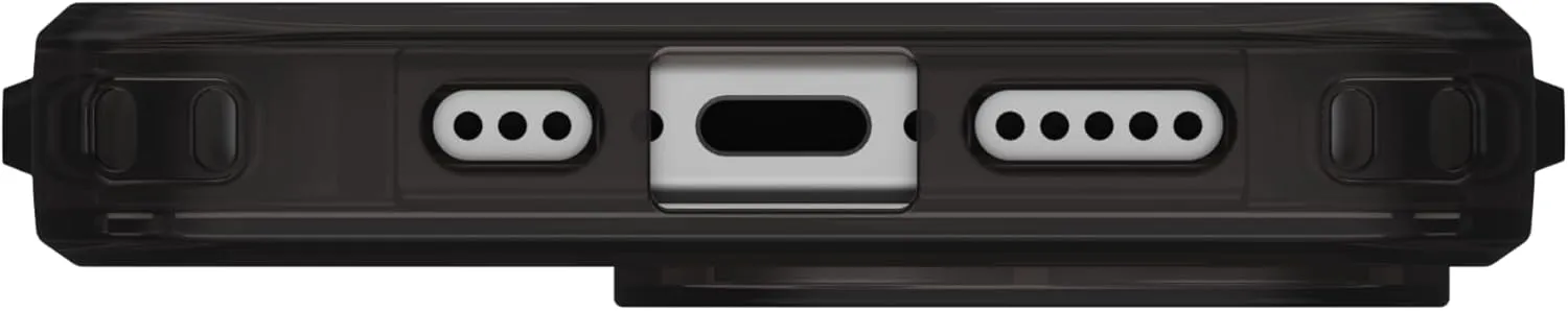 URBAN ARMOR GEAR UAG Designed for iPhone 16 Pro Case 6.3" Plyo - Compatible with MagSafe Charging Rugged Slim Anti-Yellowing Transparent Clear Shockproof Military Grade Protective Cover, Black/Black