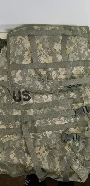 US Army Military MOLLE ll ACU Digital Camo Camouflage Large Main Bag Digital Rucksack NO Frame NO Straps NO Belt by US Government GI USGI