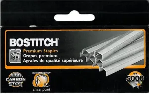 Value Pack of 6 Boxes Stanley Bostitch B8 PowerCrown Premium 1/4" Staples (STCRP21151/4)