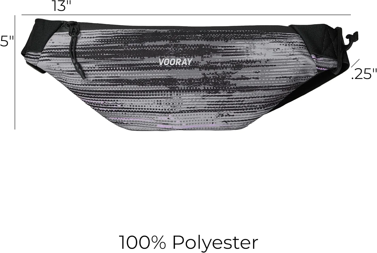 Vooray Men & Women Active Fanny Pack – Adjustable For Running, Biking & Hiking Willow