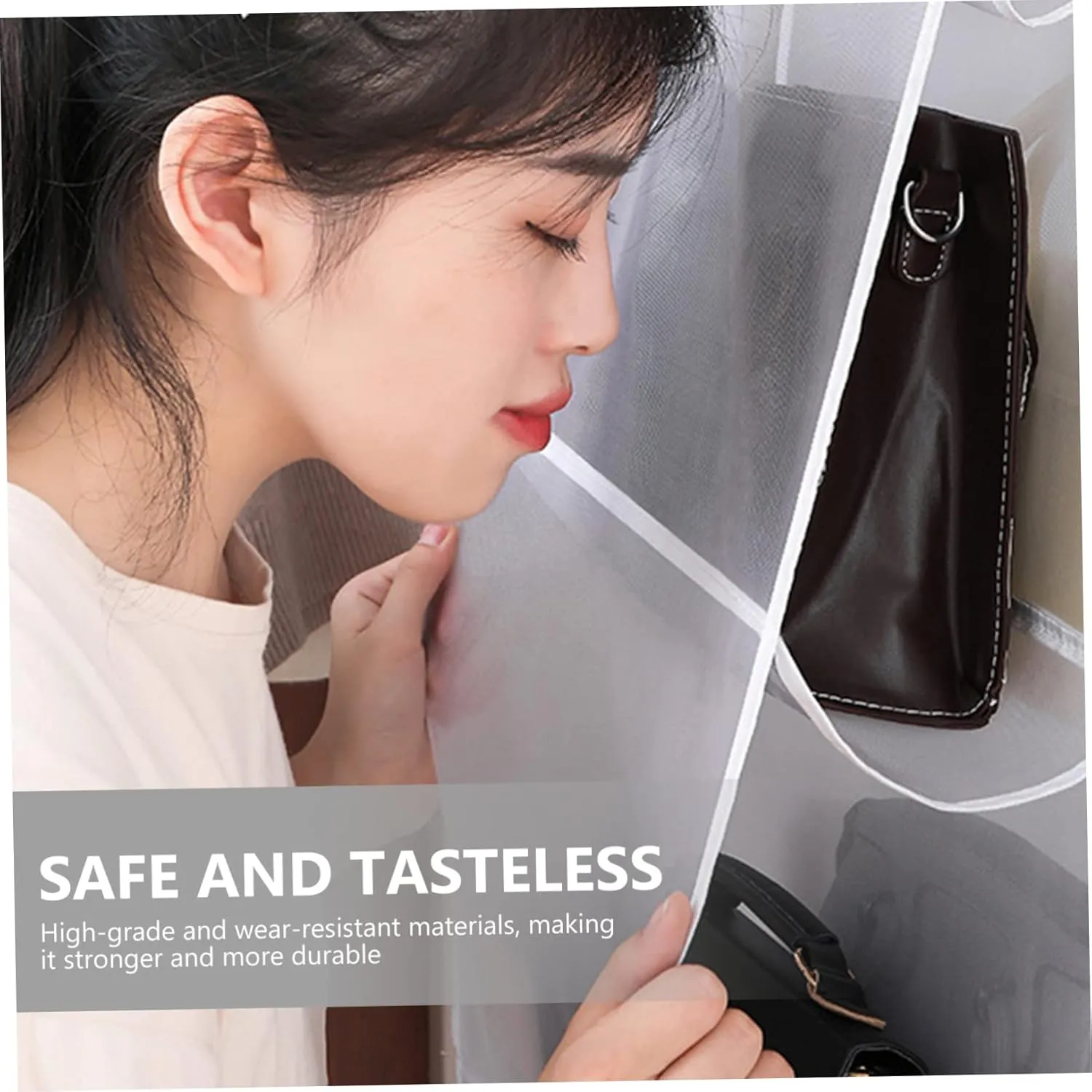 VOSAREA Design Handbags Organizer Door Hanging Bag Large Capacity Storage Bag Breathable Pouch