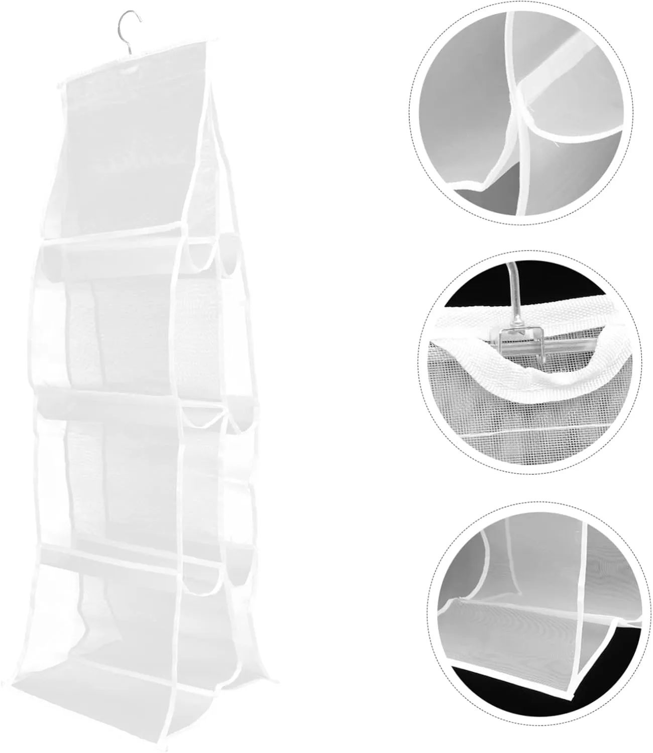VOSAREA Design Handbags Organizer Door Hanging Bag Large Capacity Storage Bag Breathable Pouch