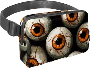 Waist Pack for Women Men, Outdoor Waist Bag Fanny Pack, Slim Running Belt Bum Bag for Walking Jogging Hiking Traveling Workout - Eyeballs