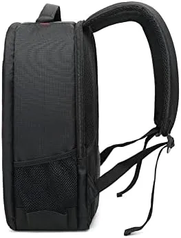 Waterproof SLR/DSLR Camera Backpack Shoulder Bag Travel Case For Canon Nikon Sony Digital Lens (Large, Purple)