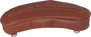 Weaver Leather Chap Leather Cantle Bag Brown, 5 x 22 x 4
