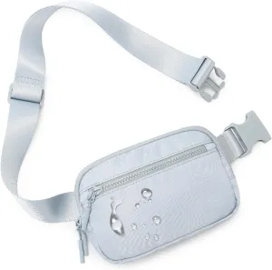 WESTBRONCO Fanny Packs for Women Men, Belt Bag with 4 Zipper Pockets, Fashion Waist Packs, Lightweight Crossbody Bags with Adjustable Strap for Workout/Running/Hiking