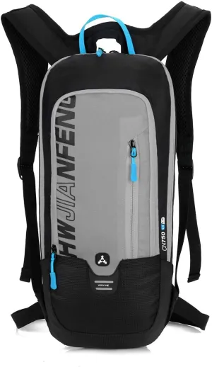 WINDCHASER Cycling Backpack, 10L Bicycle Backpack Waterproof Breathable Bag for Outdoor Travel Hiking Climbing Biking Running Skiing (Grey)