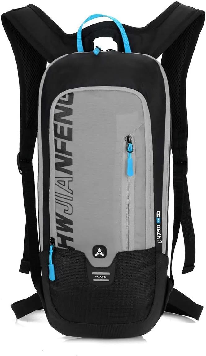 WINDCHASER Cycling Backpack, 10L Bicycle Backpack Waterproof Breathable Bag for Outdoor Travel Hiking Climbing Biking Running Skiing (Grey)