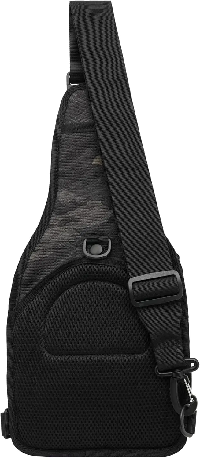 WOLF TACTICAL Compact EDC Sling Bag - Concealed Carry Shoulder Bag for Range, Travel, Hiking, Outdoor Sports